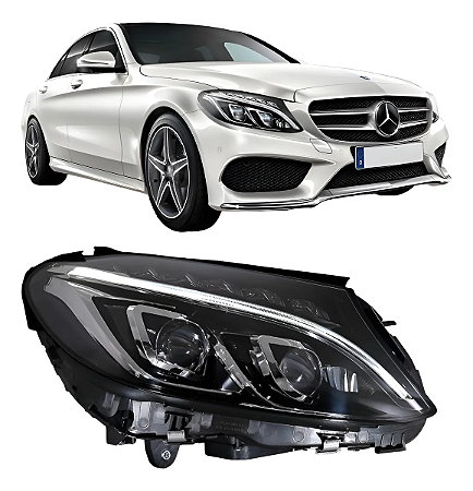 Farol Bi Xenon Passageiro Mercedes C250 C300 C450 C63 2015 2016 2017 2018 A2059068801