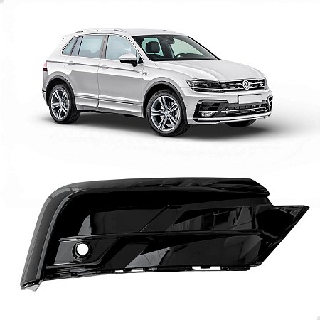 Grade Moldura Milha Tiguan R Line 2018 2019 2020 2021 Direito Passageiro 5NA853666D