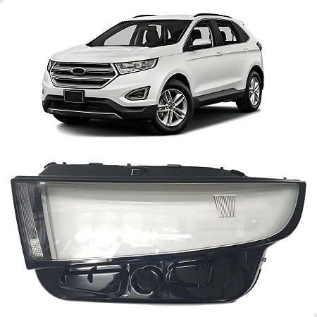 Lente Farol Edge 2016 2017 2018 Lado Esquerdo Motorista