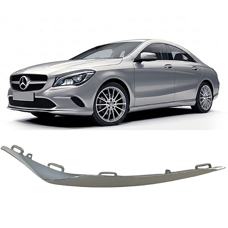 Friso Inferior Cromado Dianteiro Mercedes Cla200 2016 2017 2018 A1178854900
