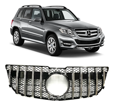 Grade Cromada Amg Gtr Mercedes X204 Glk220 2013 2014 2015