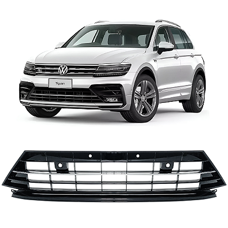 Grade Inferior Parachoque Dianteiro Tiguan 2018 2019 2020 2021 R-line 5NN853677J