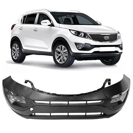 Kit Parachoque Dianteiro Farol De Milha Friso Sportage 2011 2012 2013 2014 2015 2016