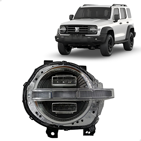 Farol Dianteiro Led Gwm Tank 300 2025 2026 Lado Esquerdo Motorista 4121102XKM01C