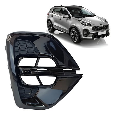 Grade Moldura De Milha Black Piano Sportage 2019 2020 Direito