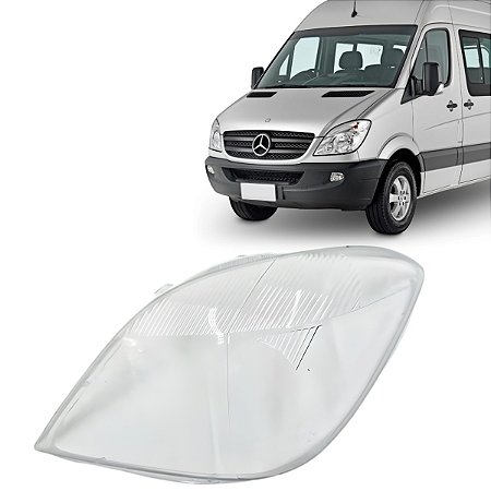 Lente Farol Mercedes Sprinter 2012 2013 2014 2015 2016 Esquerda