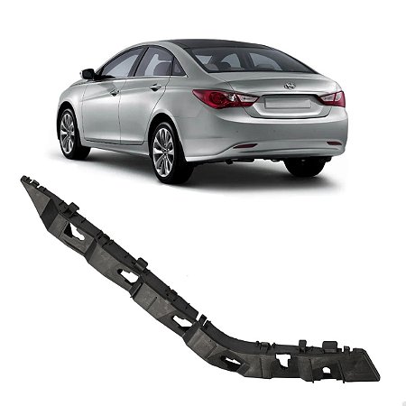 Guia Suporte Parachoque Traseiro Sonata 2011 2012 2013 Esquerdo Motorista 866133S000