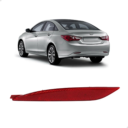 Refletor Olho Gato Traseiro Sonata 2011 2012 2013 Esquerdo Motorista 924053S000