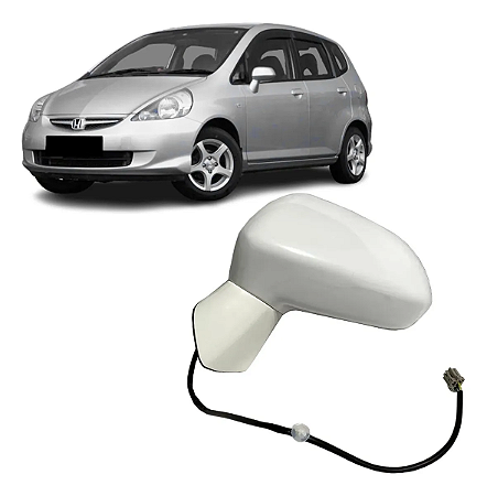Retrovisor Elétrico Esquerdo Fit 2003 2004 2005 2006 2007 2008 KR-17480