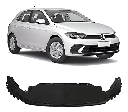 Spoiler Saia Parachoque Dianteiro Volkswagen Polo 2023 2024 2025 2G0805903F9B9