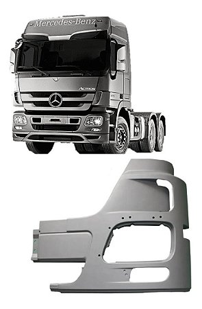 Ponteira Parachoque Com Farol Milha Mb Actros 9438807570 L E