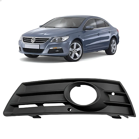 Grade Farol Milha Lado Esquerdo Motorista Passat Cc R Line 2009 2010 2011 2012 3C8853665C