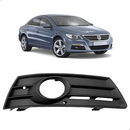 Grade Farol Milha Lado Direito Passageiro Passat Cc R Line 2009 2010 2011 2012 3C8853666C