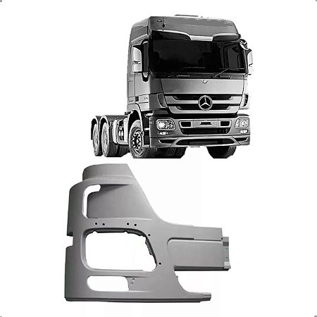 Ponteira Parachoque Com Farol Milha Mb Actros Teto Alto 2544