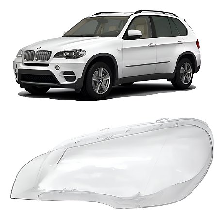 Lente Farol Esquerdo Bmw X5 2008 2009 2010 2011 2012 2013