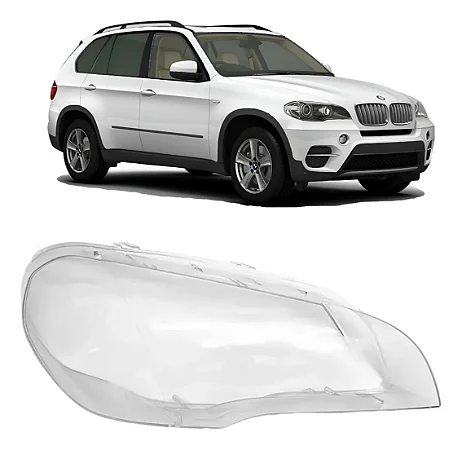 Lente Farol Direito Passageiro Bmw X5 2008 2009 2010 2011 2012 2013