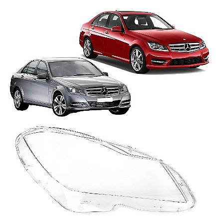Lente Farol Direito Passageiro Mercedes C180 C200 C300 2011 2012 2013 2014 A2048203539R