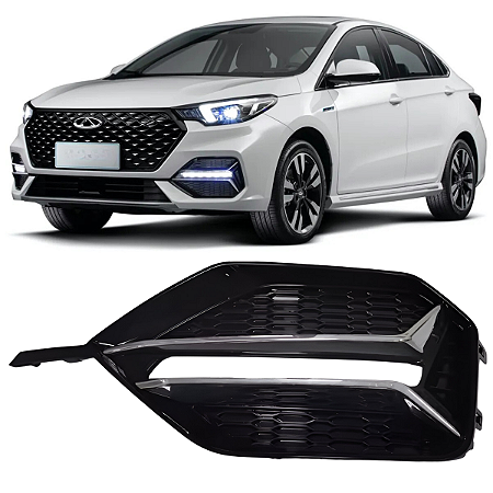 Grade Milha Friso Cromado Arrizo 6 Pro 2021 2022 2023 2024 2025 Esquerdo 602001529AA, 602002636AA