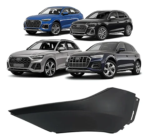 Ponteira Spoiler Inferior Audi Q5 2021 2022 2023 2024 2025 Motorista