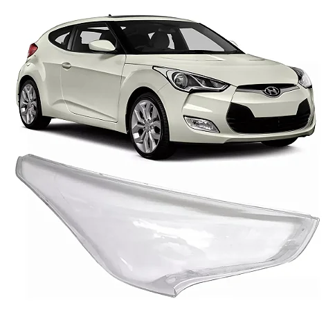 Lente De Farol Lado Direito Veloster 2011 2012 2013 921022V010