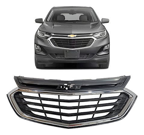 Grade Dianteira Radiador C/ Friso Cromado Equinox 2017 2018 2019 2020 2021