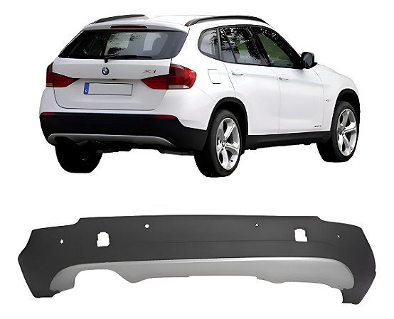 Spoiler Aplique Parachoque Traseiro Bmw E84 X1 2009 2010 2011 2012