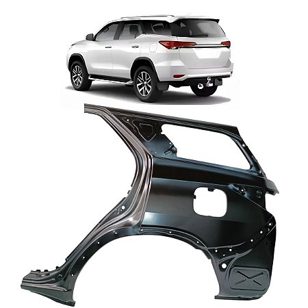 Retalho Folha Lateral Traseira Hilux Sw4 2016 2017 2018 2019 2020 Esquerdo Motorista 61602KK010