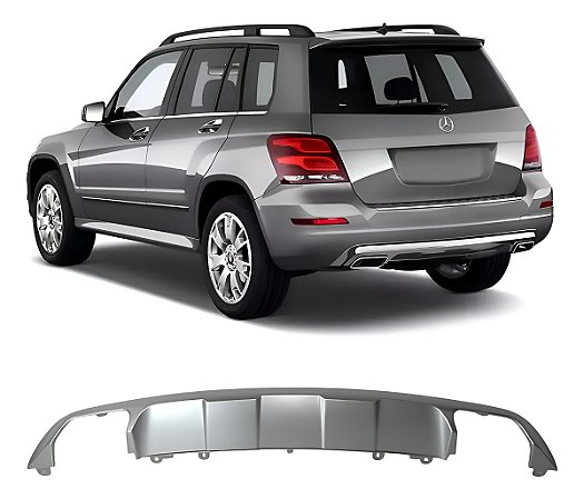 Spoiler Inferior Traseiro Mercedes Glk 220 300 2012 13 2015