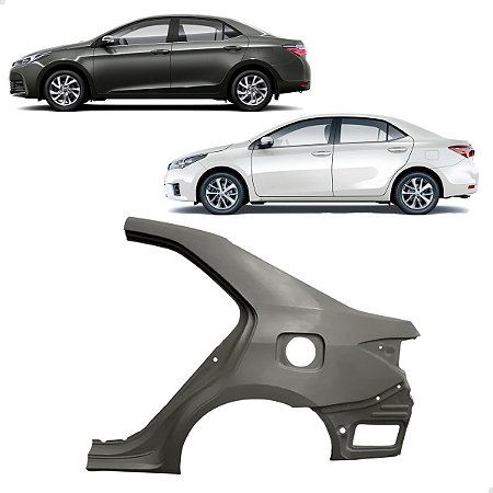 Retalho Folha Lateral Traseira Corolla 2015 2016 2017 2018 2019 Esquerdo Motorista 6160202310