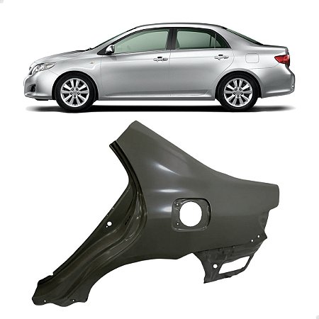 Retalho Folha Lateral Toyota Corolla 2009 2010 2011 2012 2013 2014 Esquerdo Motorista 6160102230