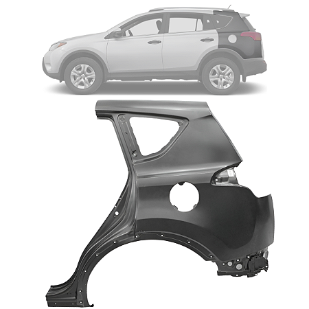 FOLHA RETALHO LATERAL RAV4 2013 2014 2015 2017 2018 ESQUERDO
