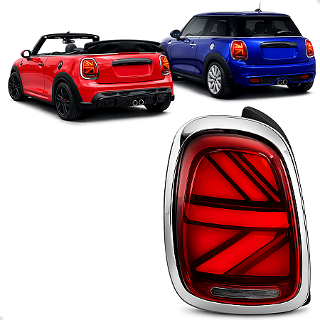 Lanterna LED Mini Cooper 2014 2015 2016 2017 2018 2019 2020 2021 2022 Esquerdo Motorista