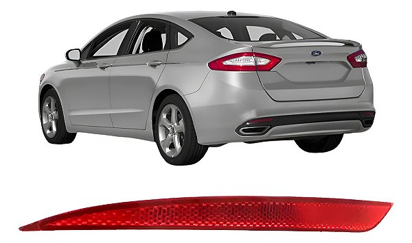 Lanterna Refletor Parachoque Traseiro Fusion 2013 2014 2015 2016 2017 2018 2019 Esquerdo