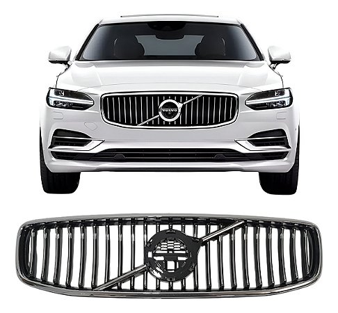 Grade Frontal Parachoque Com Furo Volvo S90 T8 2018 2020