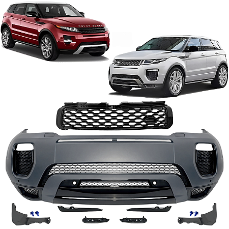 BodyKit Parachoque Dianteiro Grade Evoque 2016 2019 Para Evoque 2012 2013 2014 2015