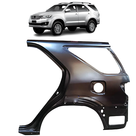 FOLHA LATERAL FURO PORTINHOLA HILUX SW4 2005 2006 2007 2008 2009 2010 2011 2012 2013 2014 2015 ESQUERDO