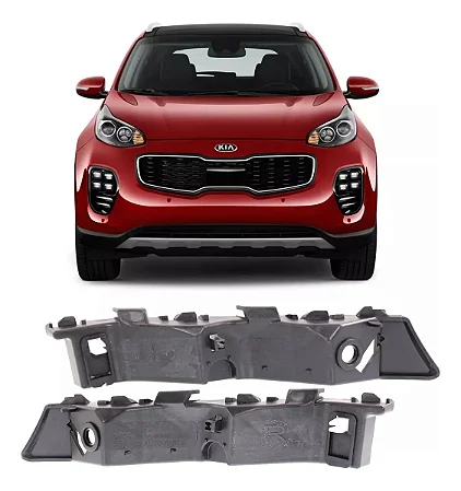 Par Guia Parachoque Paralama Dianteiro Sportage 2017 2018 2019 2020 2021 2022 86513-D9000, 86513-F1000