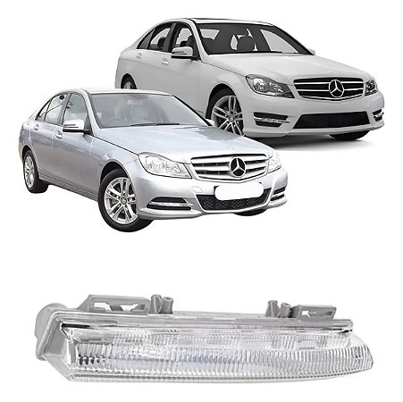 Farol De Milha Led Daylight Mercedes C180 C200 C250 2011 2012 2013 2014 Direito