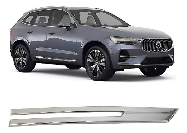 Friso Cromado Direito Grade Milha Volvo Xc60 T8 2021 2023 2024