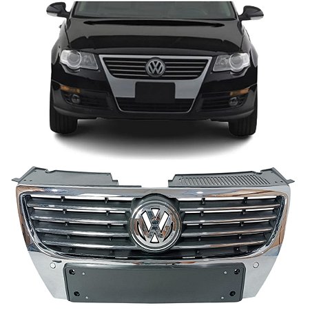 GRADE PASSAT DIANTEIRA S FURO SENSOR COM EMB 2005 06 07 2010