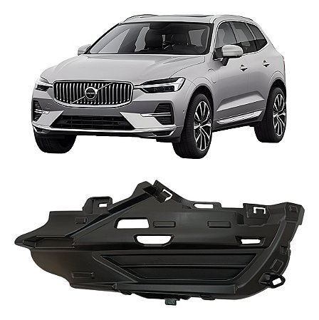 Acabamento Grade Moldura Milha Esquerdo Volvo Xc60 2021 2023 2024