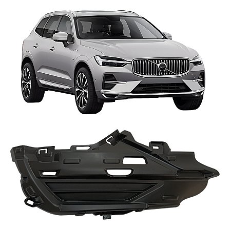 Moldura Acabamento Grade Milha Direito Volvo Xc60 2021 2022 2023 2024