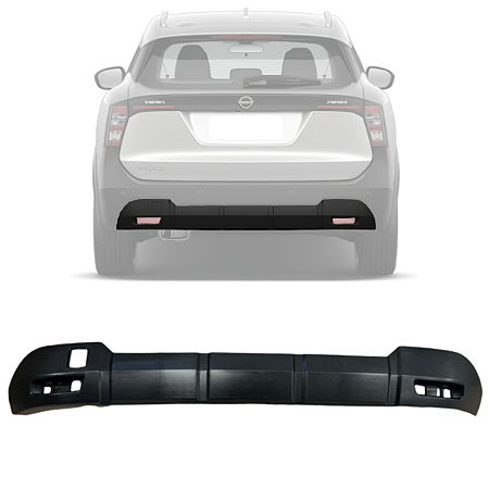 SPOILER APLIQUE PARACHOQUE TRASEIRO NISSAN KICKS 2025 2026