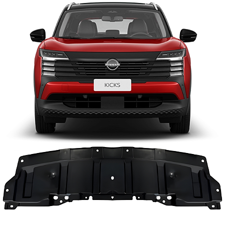 PROTETOR DE CARTER SUPORTE RADIADOR NISSAN KICKS 2025 2026