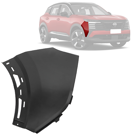 POLAINA PONTEIRA PARACHOQUE DIANTEIRO KICKS 2025 2026 DIREITO