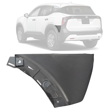 POLAINA PONTEIRA PARACHOQUE TRASEIR KICKS 2025 2026 ESQUERDO