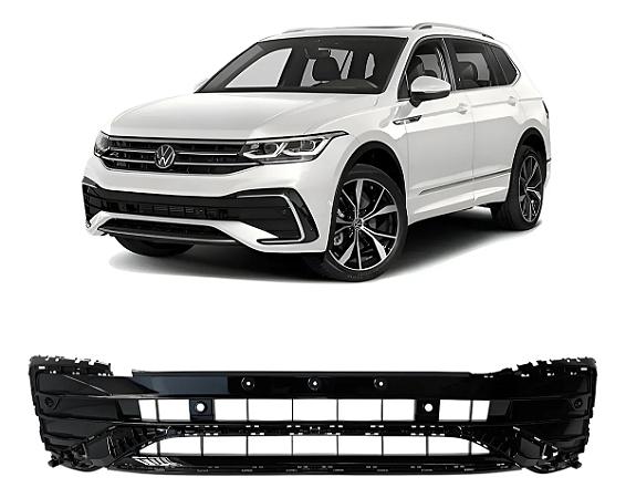 Grade Inferior Parachoque Frontal Tiguan R-line 2023 2024 2025 5NA919493Q, 5NN853677L, 5NN853671K