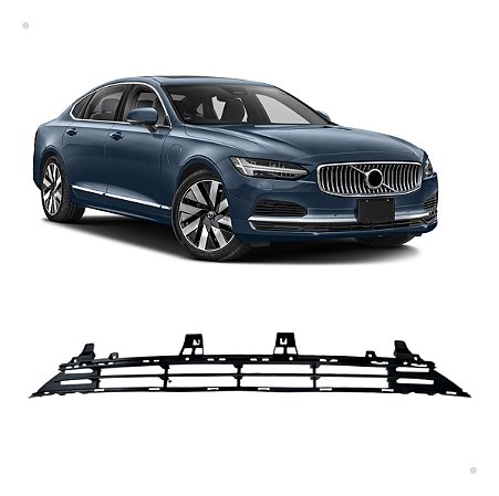 Grade Inferior Parachoque Dianteiro Volvo S90 2021 2024 Novo