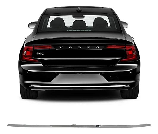 Friso Cromado Parachoque Traseiro Volvo S90 2021 2022 Novo