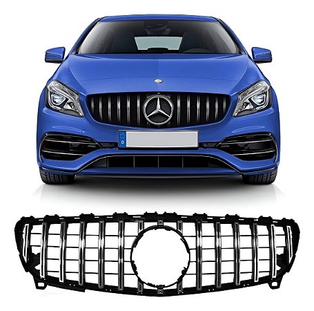 Grade Superior Dianteira Cromada Mercedes Amg gtr W176 A200 A220 A250 Novo